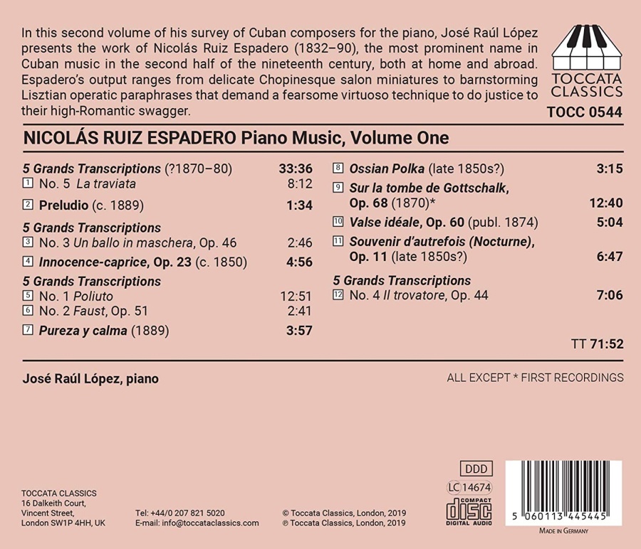 Espadero: Piano Music Vol. 1 - slide-1