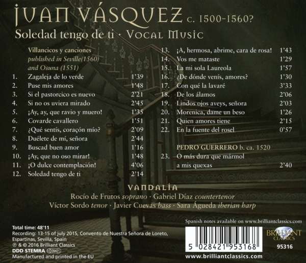 Vásquez: Vocal Music - slide-1