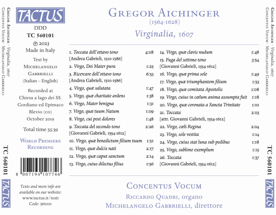 Aichinger: Virginalia, 1607 - slide-1