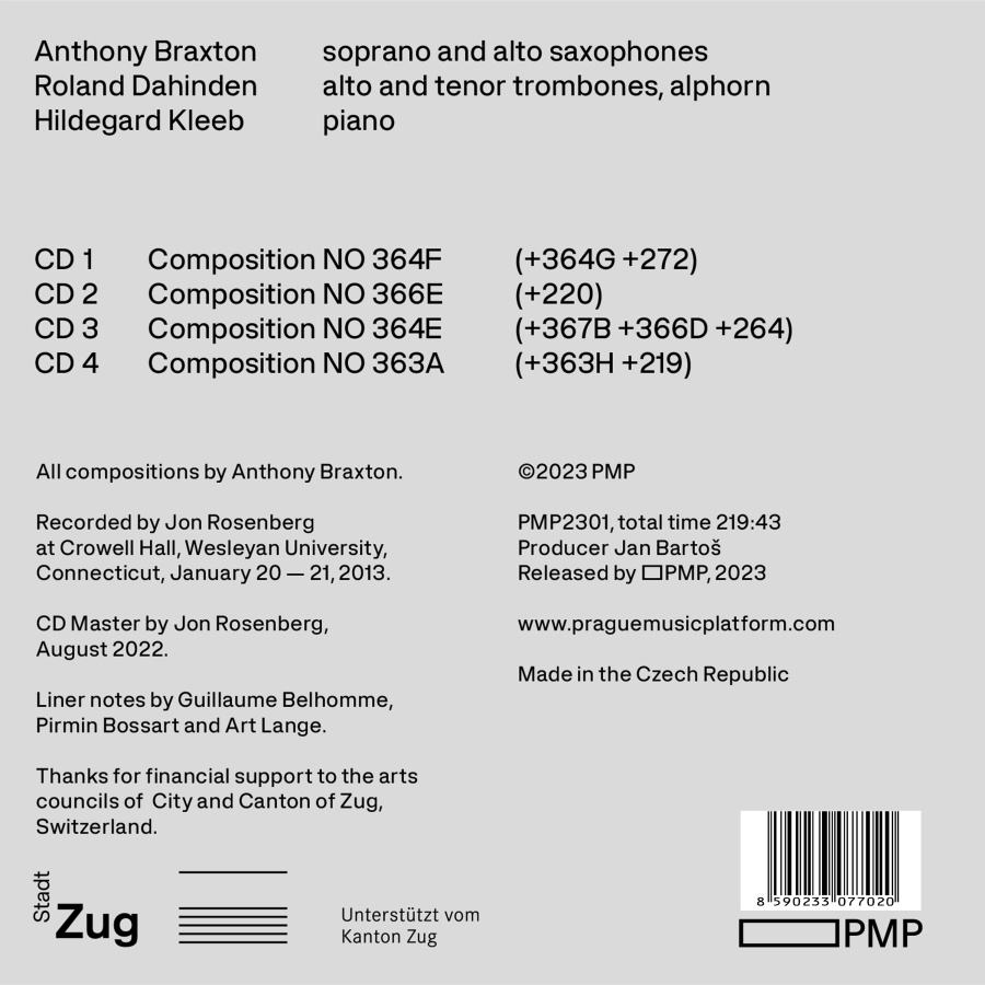 Braxton: Four Compositions (Wesleyan) 2013 - slide-1