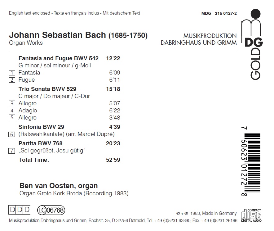 Bach: Organ Works - slide-1