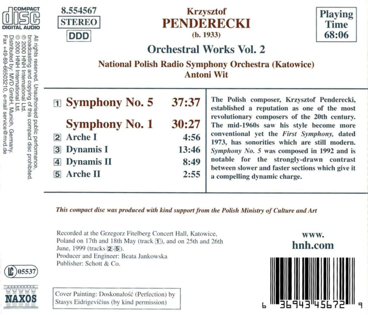 Penderecki: Orchestral Works Vol. 2 - slide-1