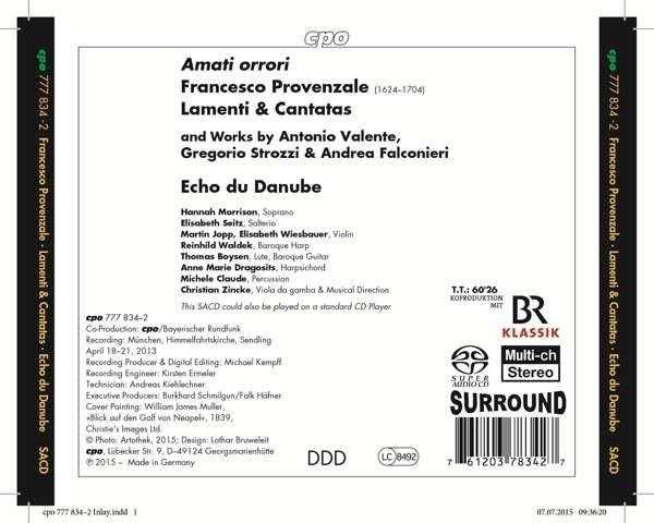 Provenzale: Amati orrori - Lamenti & Cantatas - slide-1