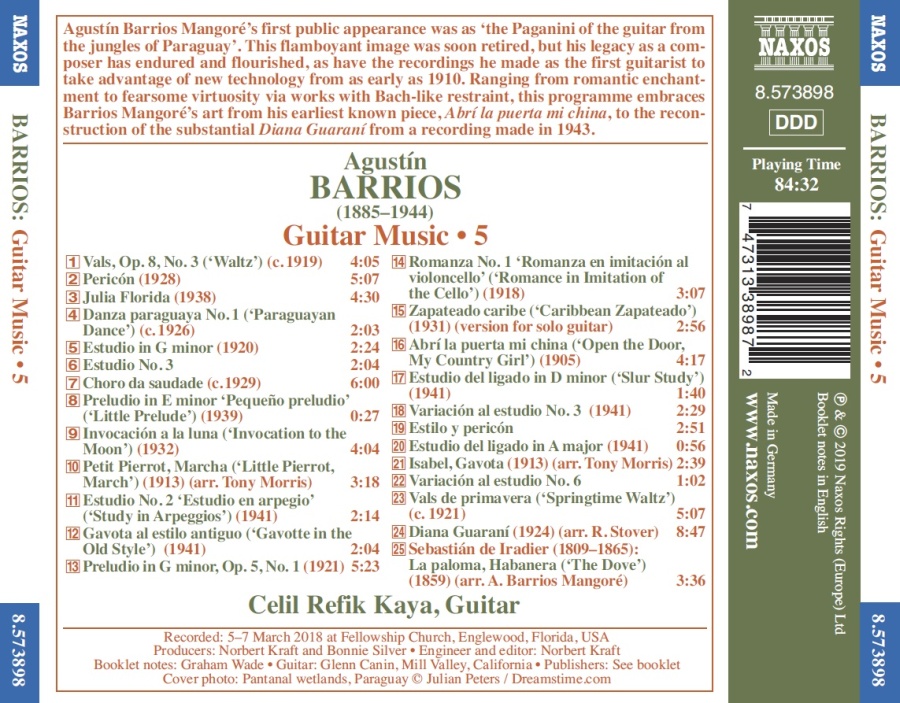 Barrios: Guitar Music Vol. 5 - slide-1