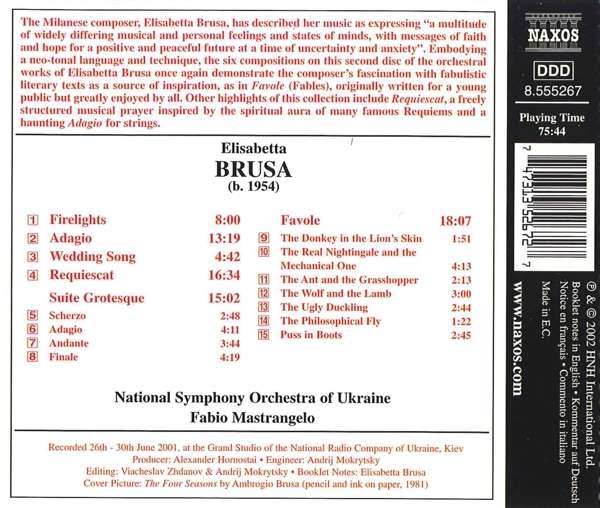 BRUSA: Orchestral Works vol. 2 - slide-1