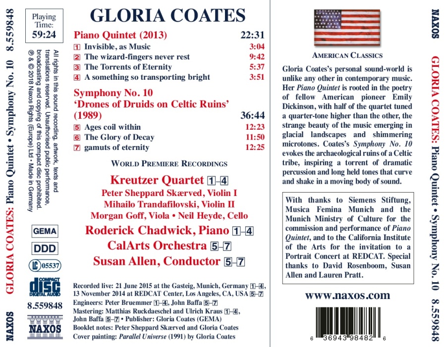 Coates: Piano Quintet; Symphony No. 10 - slide-1