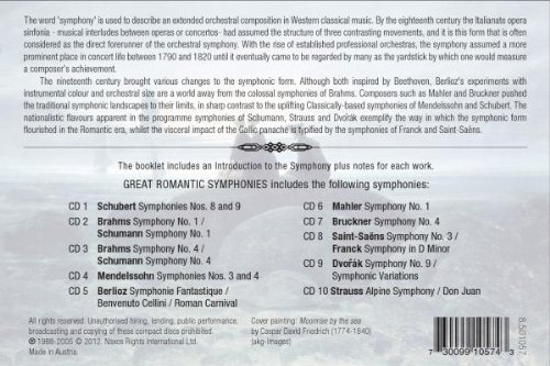 GREAT ROMANTIC SYMPHONIES (10 CD) - slide-1