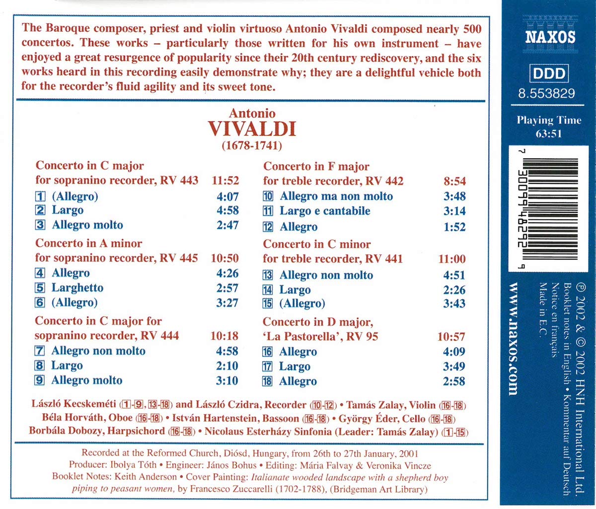 VIVALDI: Complete Recorder Concertos - slide-1