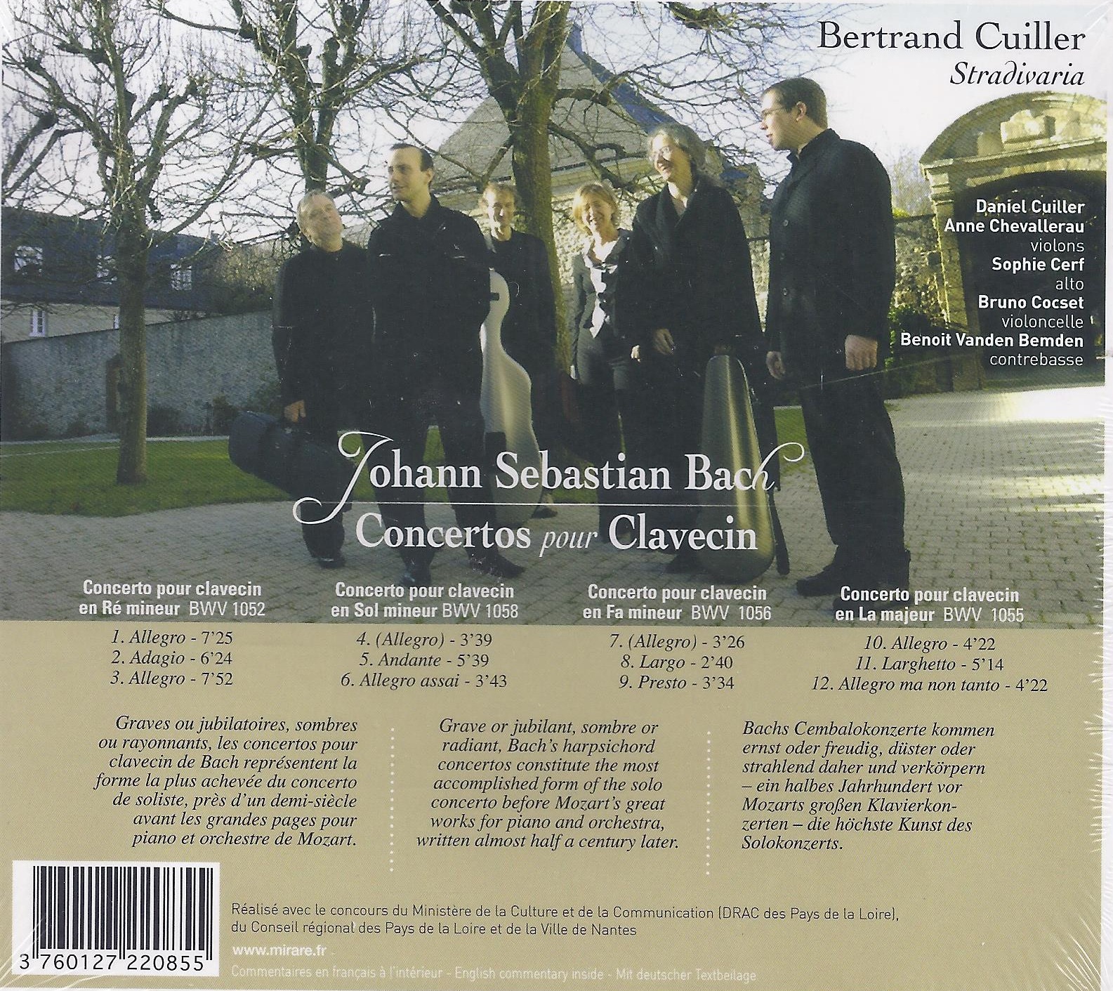 BACH: Concertos pour clavecin BWV 1052, 1055, 1056 & 1058 - slide-1