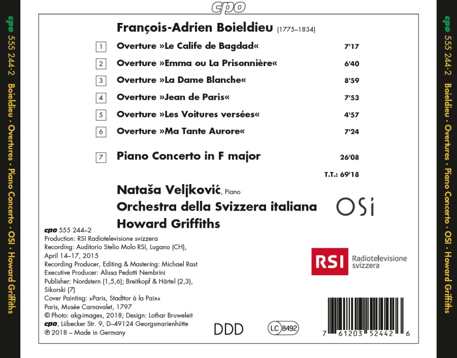 Boieldieu: Piano Concerto; Six Overtures - slide-1