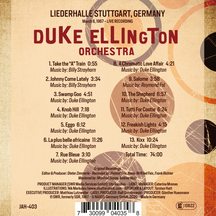 Duke Ellington Orchestra - Liederhalle Stuttgart 1967 - slide-1