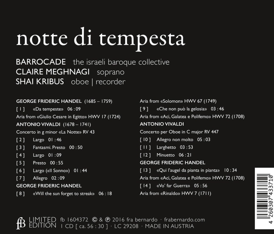 Notte di tempesta - Handel & Vivaldi: Arias & Concertos - slide-1