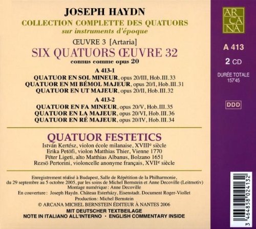 Haydn: Les Quatuors Œuvre 32 - slide-1