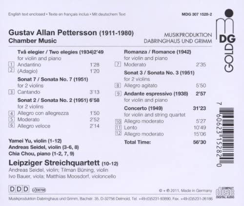 Pettersson: Chamber music - slide-1