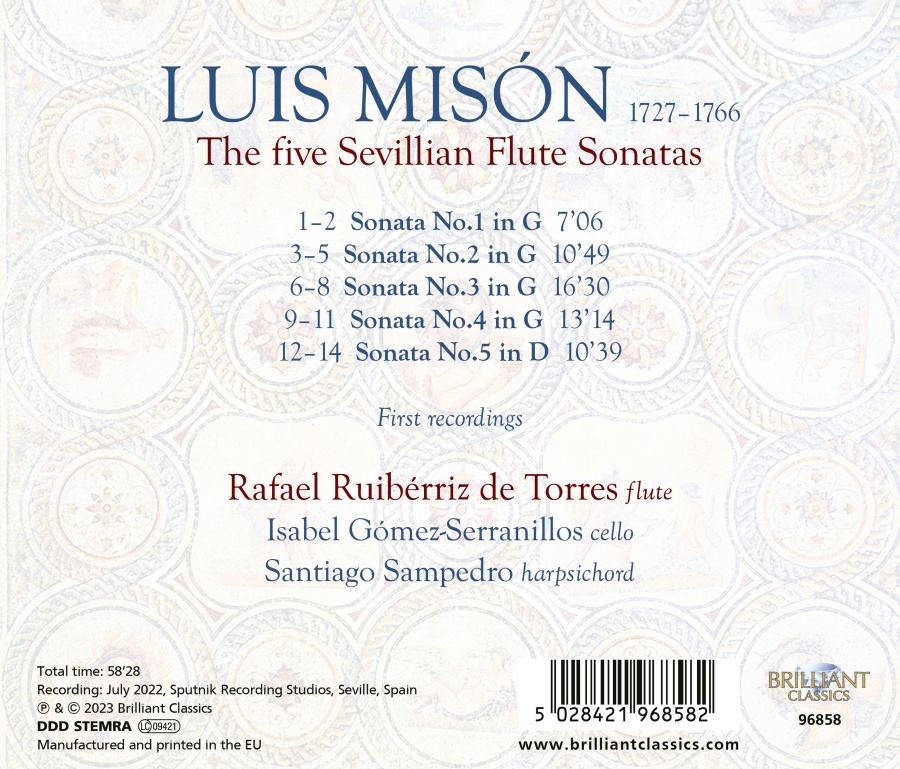 Misón: The Five Sevillian Flute Sonatas - slide-1