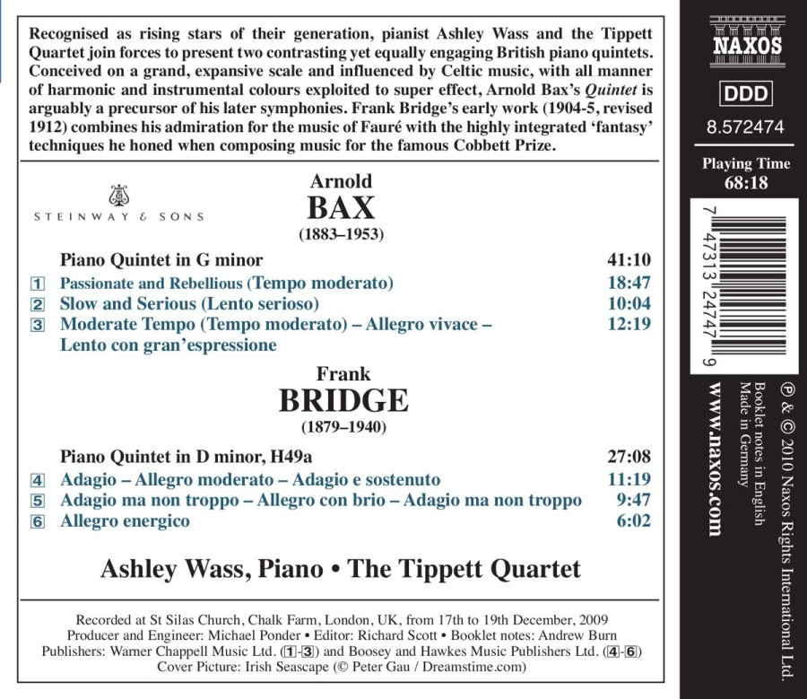 Bax & Bridge: Piano Quintets - slide-1