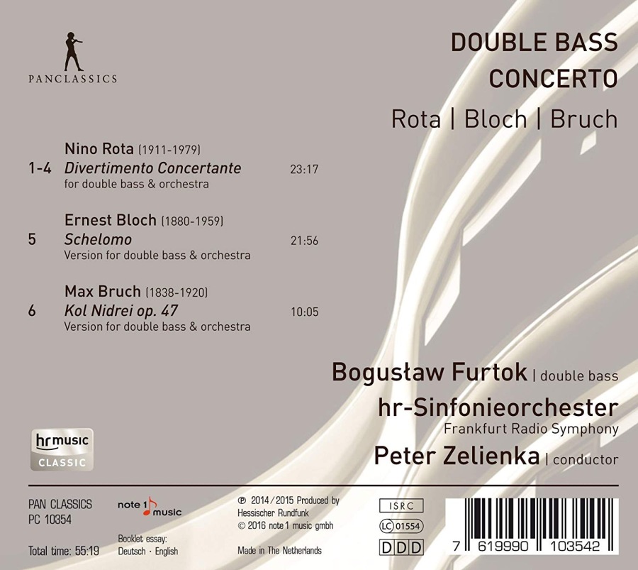 Double Bass Concerto - Rota; Bloch & Bruch - slide-1