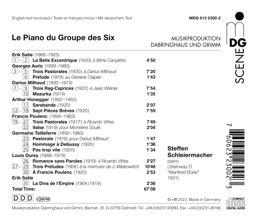 Le Piano du Groupe des Six - slide-1