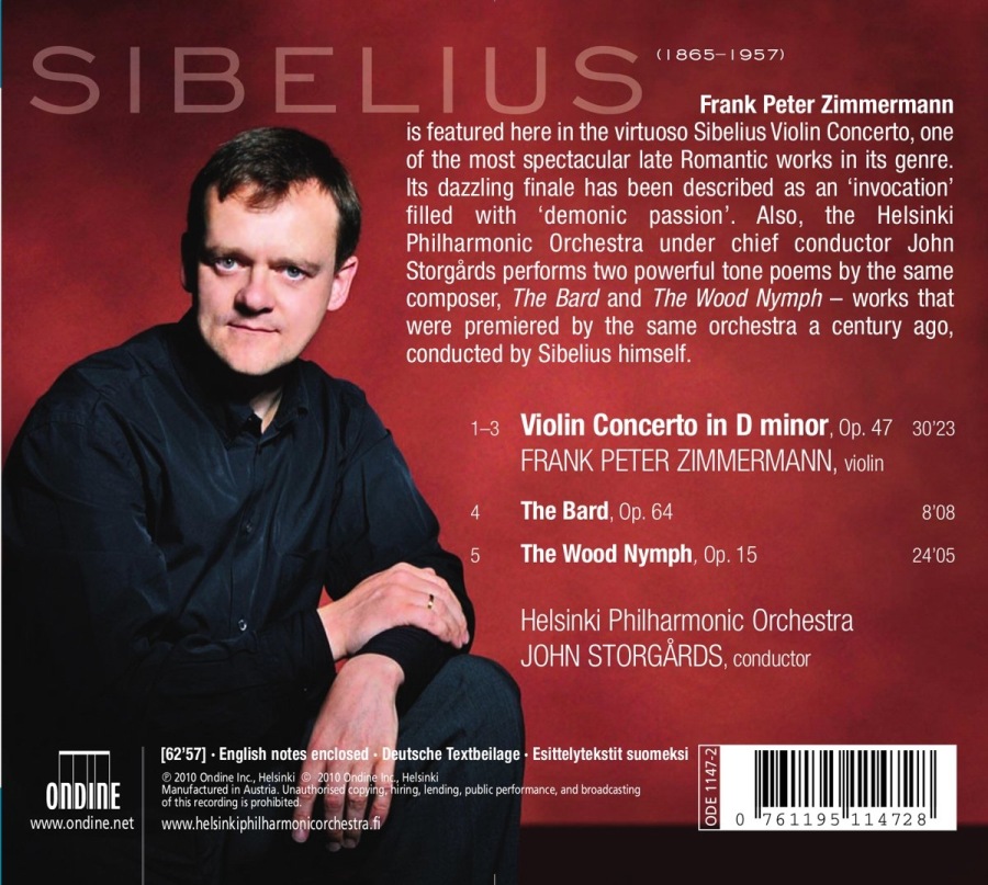 Sibelius: Violin Concerto, The Bard, The Wood Nymph - slide-1