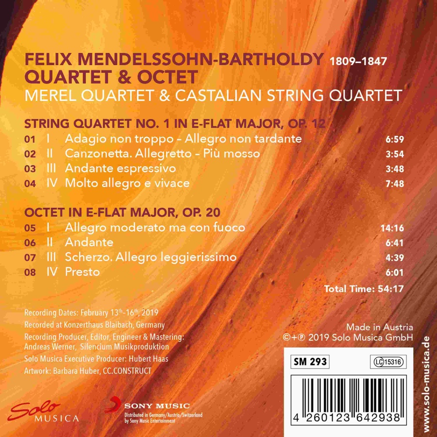 Mendelssohn: Octet & Quartet - slide-1
