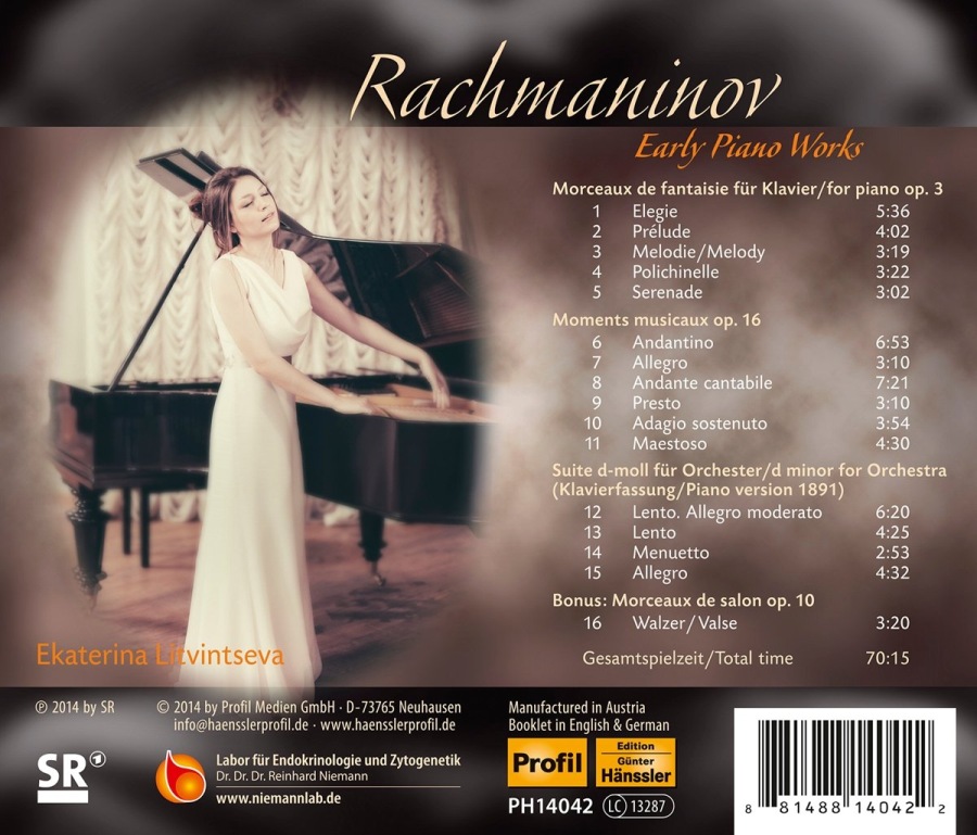 Rachmaninov: Early Piano Works - slide-1