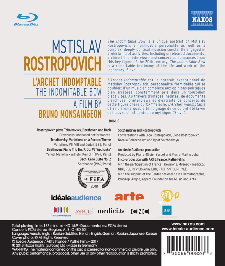 Mstislav Rostropovich - L'Archet Indomptable - slide-1