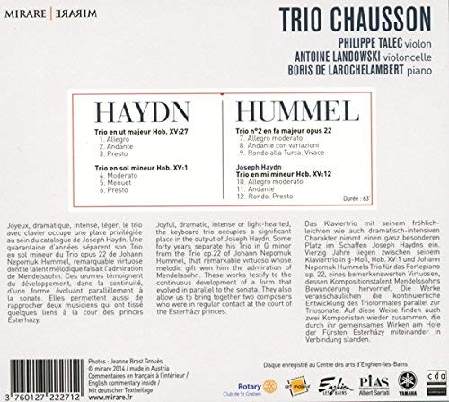 Haydn & Hummel: Trios avec piano - slide-1