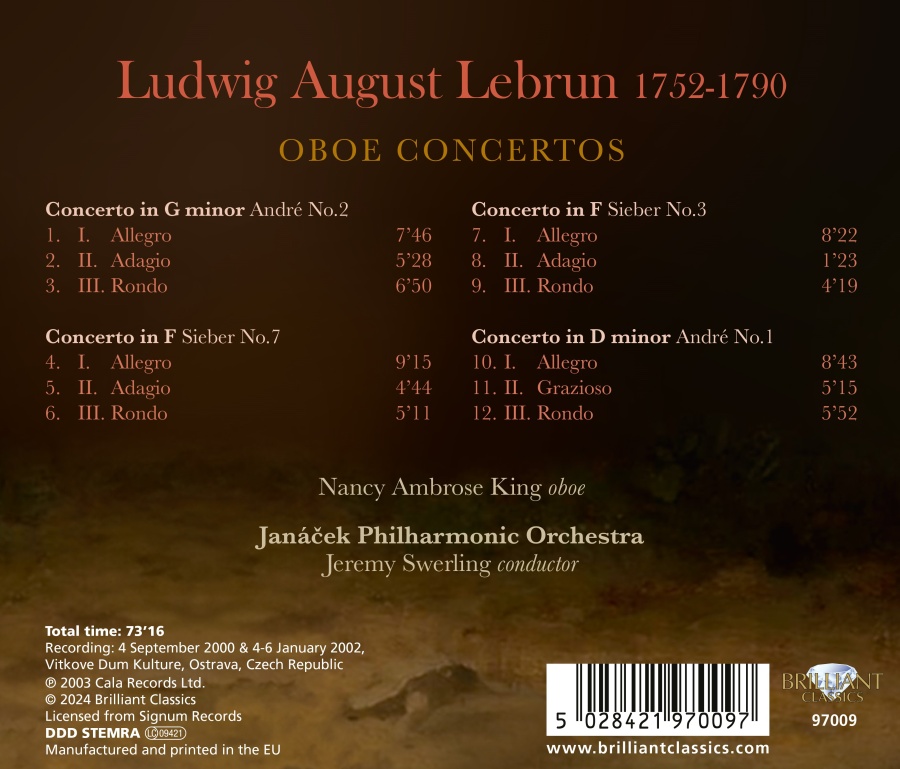 Lebrun: Oboe Concertos - slide-1