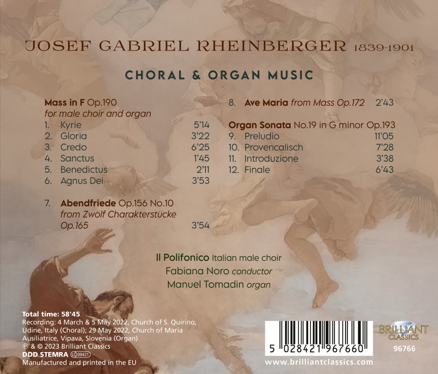 Rheinberger: Choral & Organ Music - slide-1