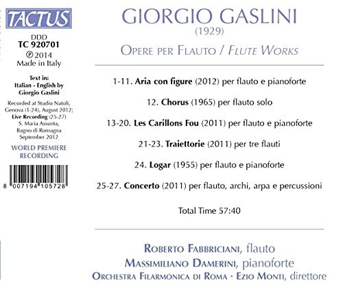 Gaslini: Flute Works - slide-1