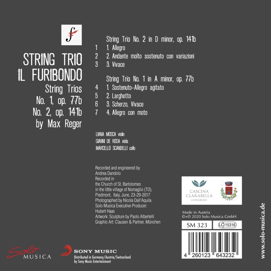 Reger: String Trios - slide-1