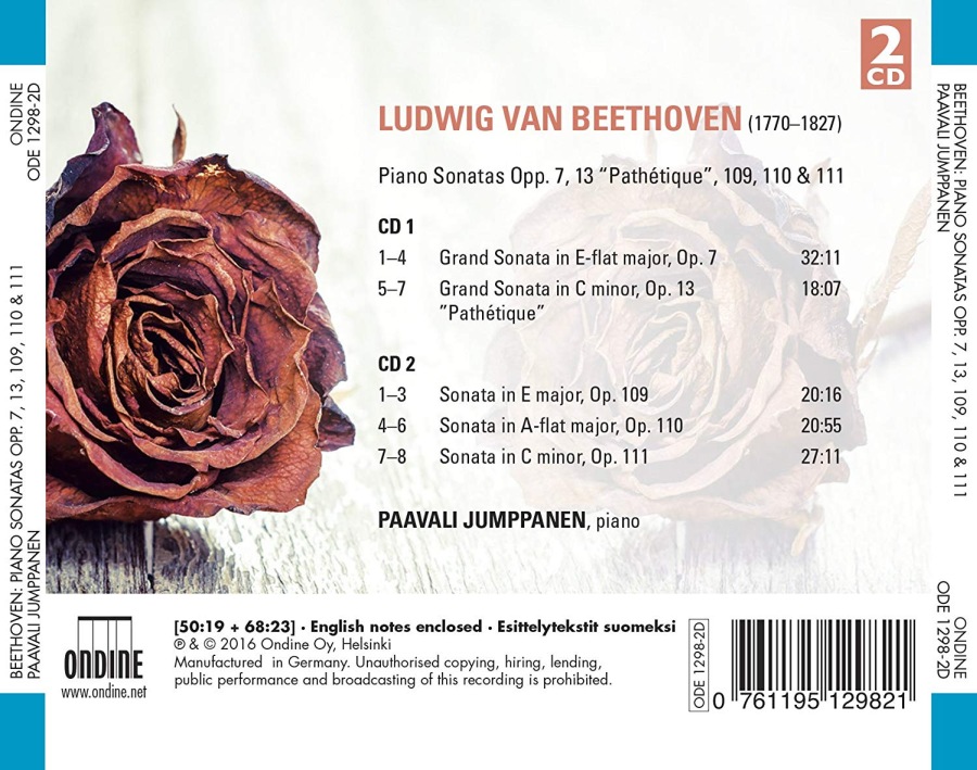 Beethoven: Piano Sonatas Opp. 7; 13 “Pathétique”; 109; 110; 111 - slide-1