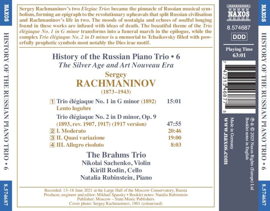 History of the Russian Piano Trio Vol. 6 - slide-1