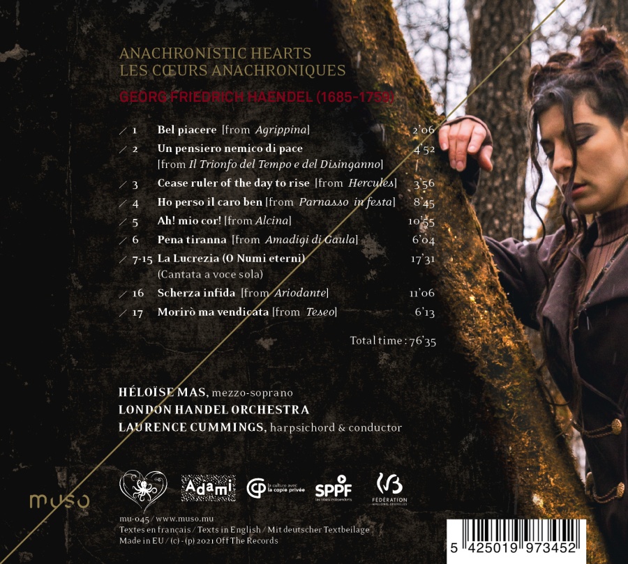 Handel: Anachronistic Hearts - Opera arias & cantata - slide-1