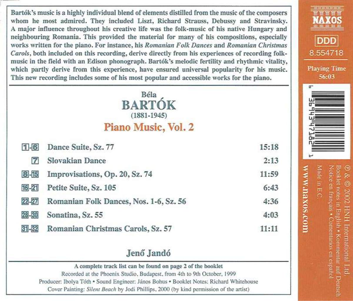 BARTOK: Piano Music vol. 2 - slide-1