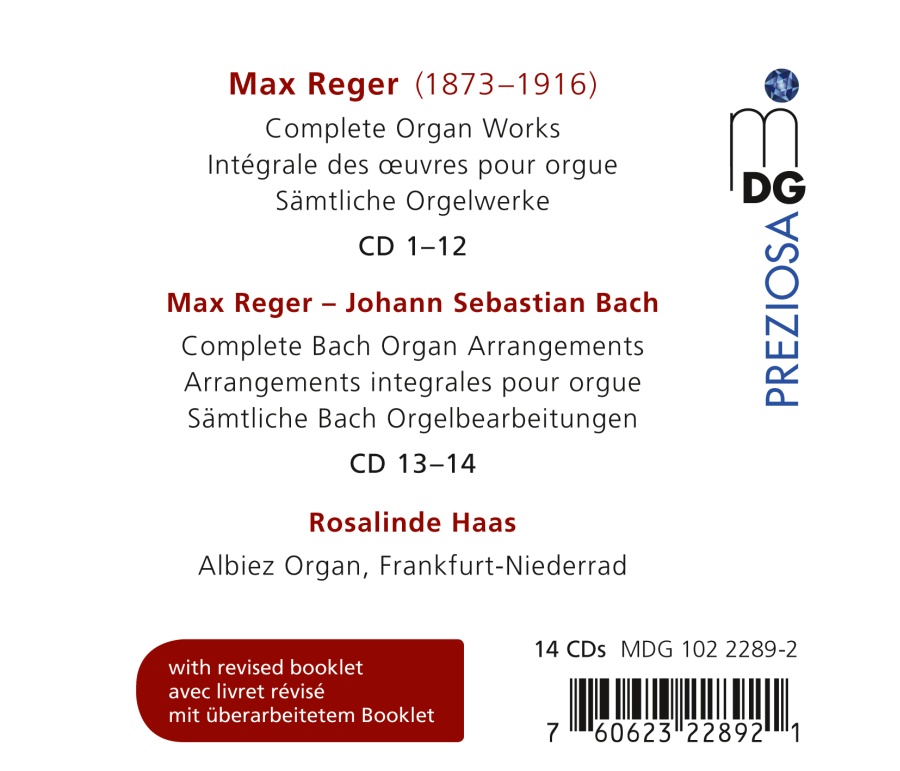 Reger: Complete Organ Works - slide-1