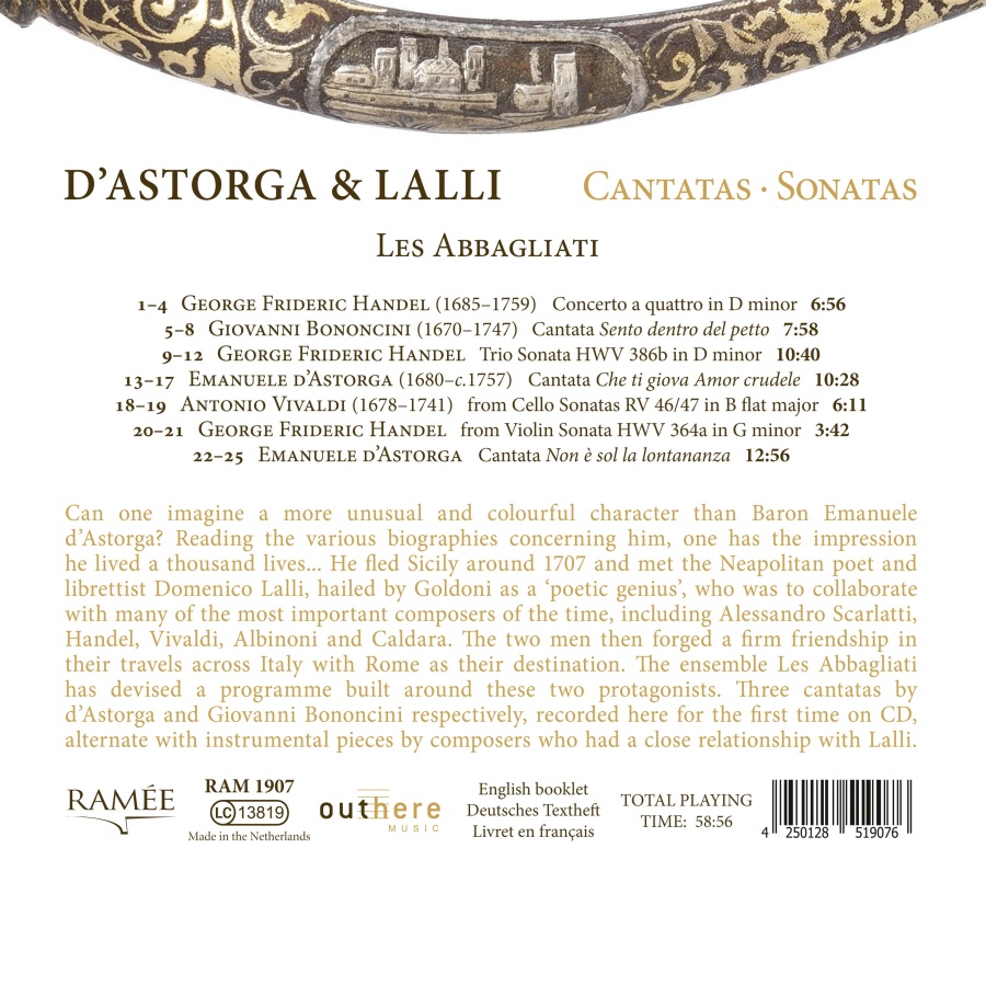D'Astorga & Lalli: Cantatas and Sonatas - slide-1