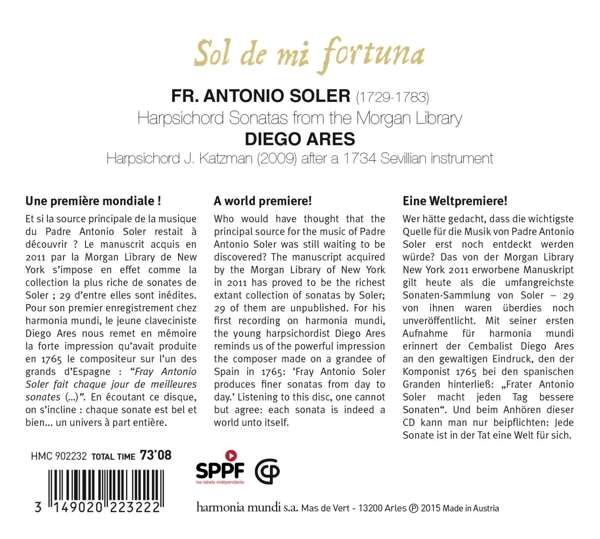 Soler: Sol de mi fortuna - slide-1