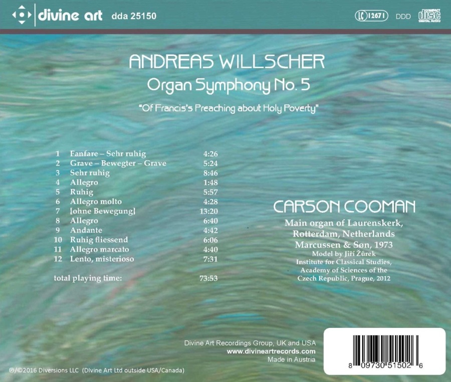 Willscher: Organ Symphony No. 5 - slide-1
