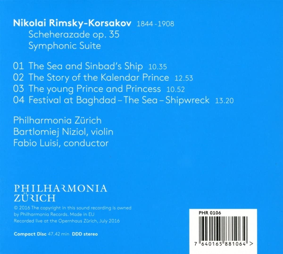 Rimsky-Korsakov: Scheherazade op. 35 - slide-1