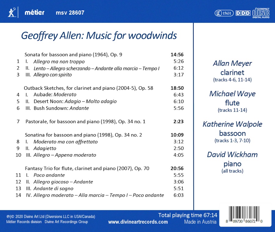 Allen: Music for Woodwinds - slide-1
