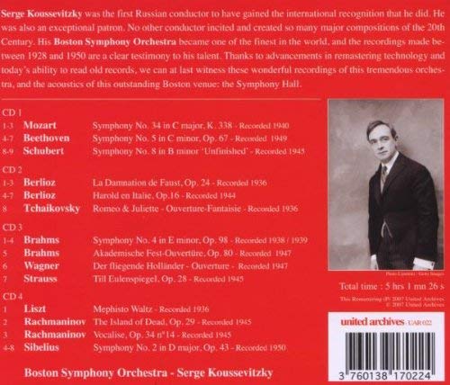 Koussevitzky - A Conductor of the XX Century Vol. 1 (4 CD) - slide-1