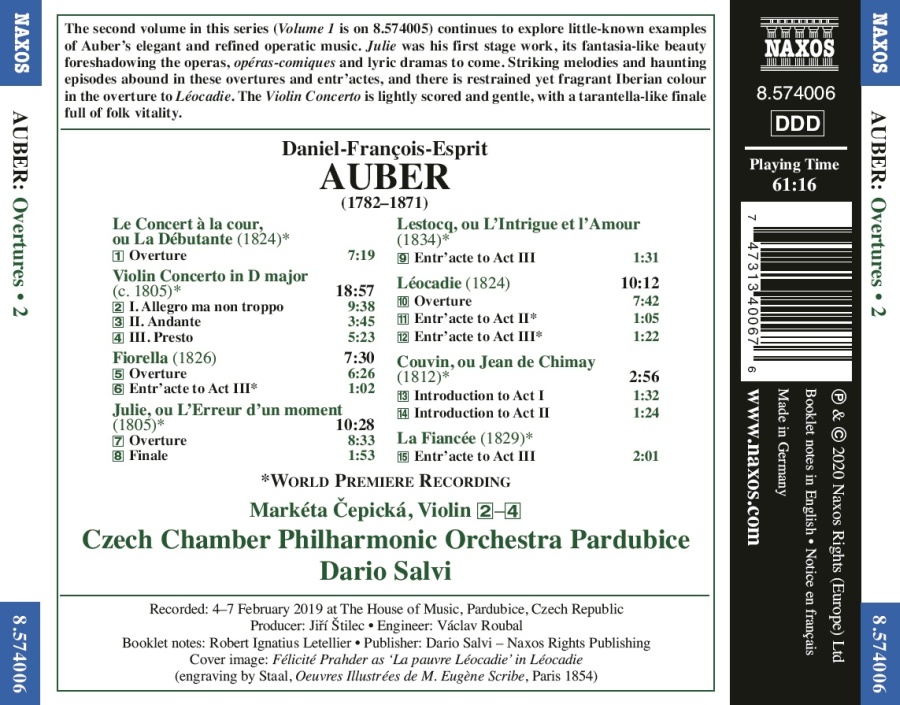 Auber: Overtures Vol. 2 - slide-1