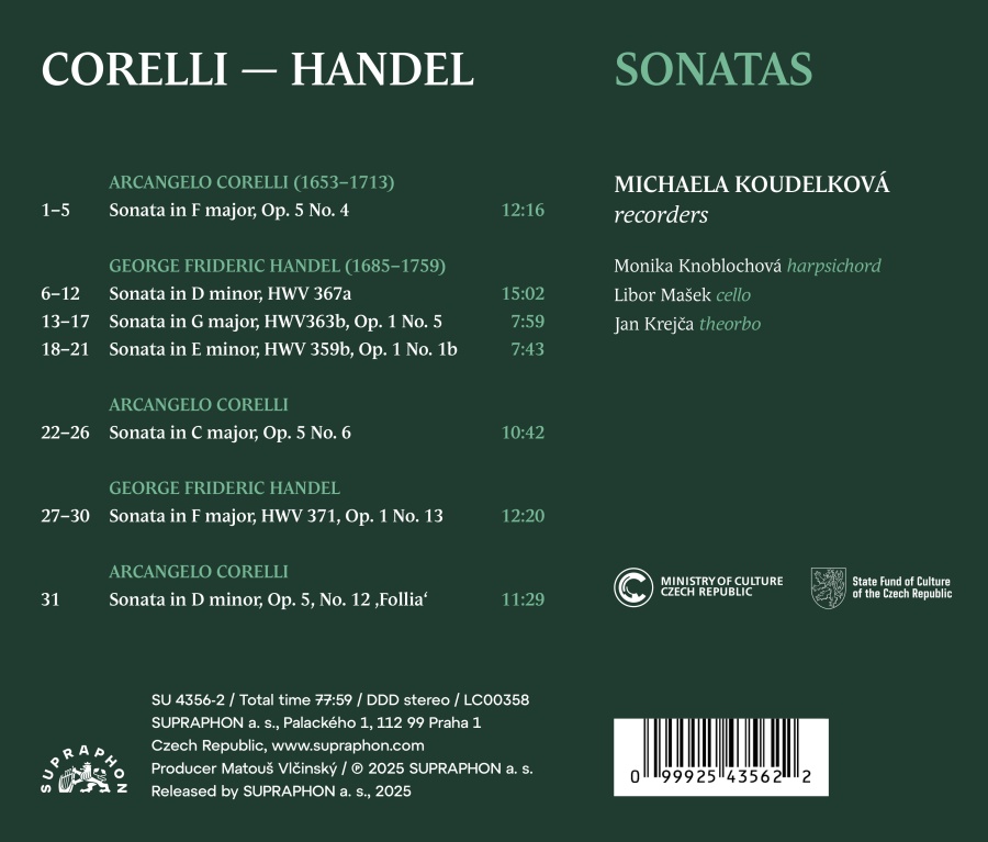 Corelli & Handel: Sonatas - slide-1