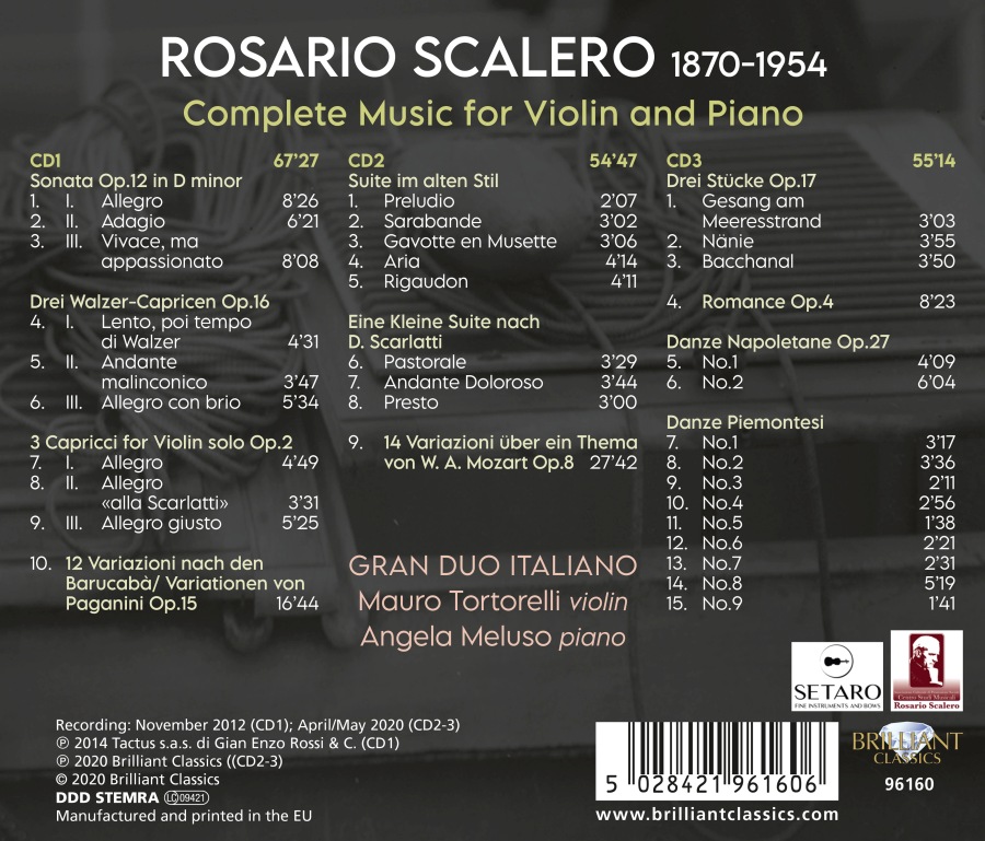 Scalero: Complete Music for Violin and Piano - slide-1
