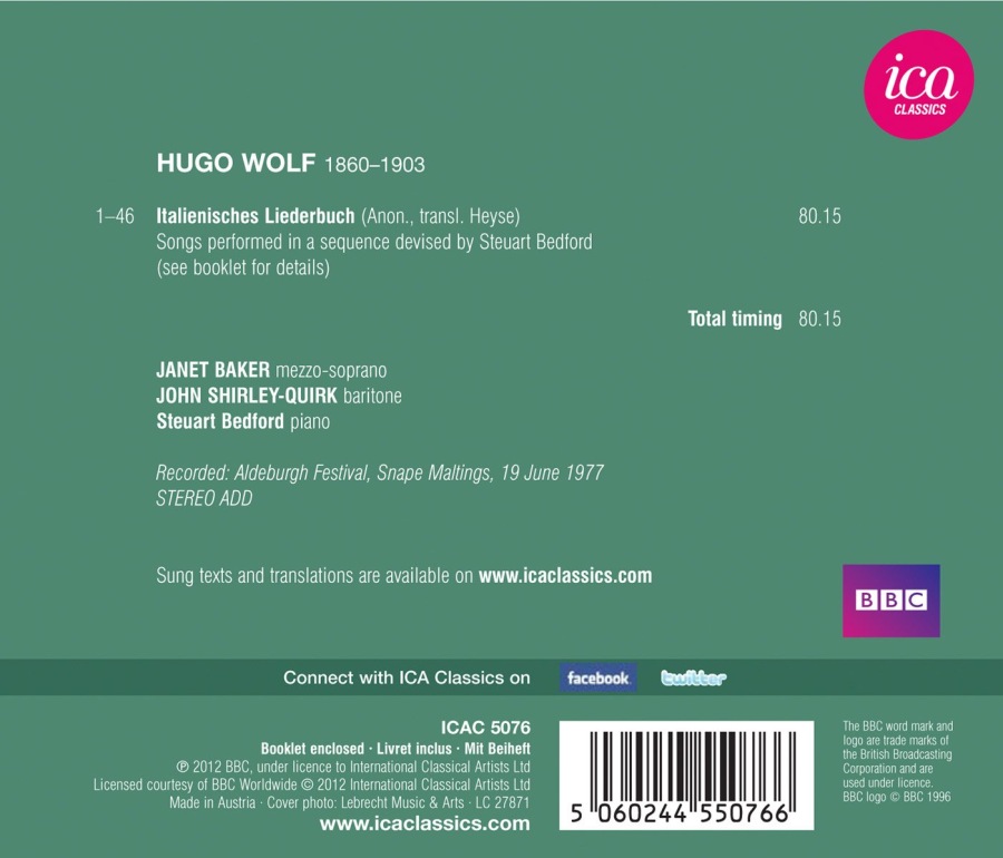 Wolf: Italienisches Liederbuch, nagr. 1977 - slide-1