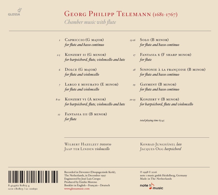 Telemann: Chamber music with flute - slide-1