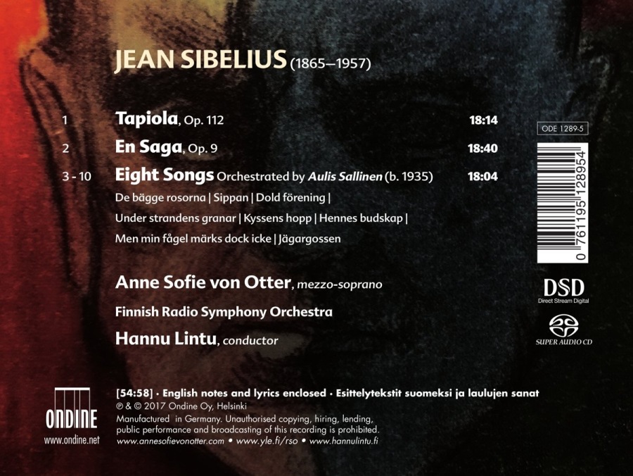 Sibelius: Tapiola, En Saga, 8 Songs - slide-1
