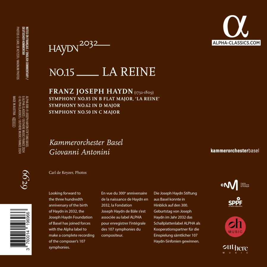 Haydn 2032 Vol. 15 - La Reine - slide-1
