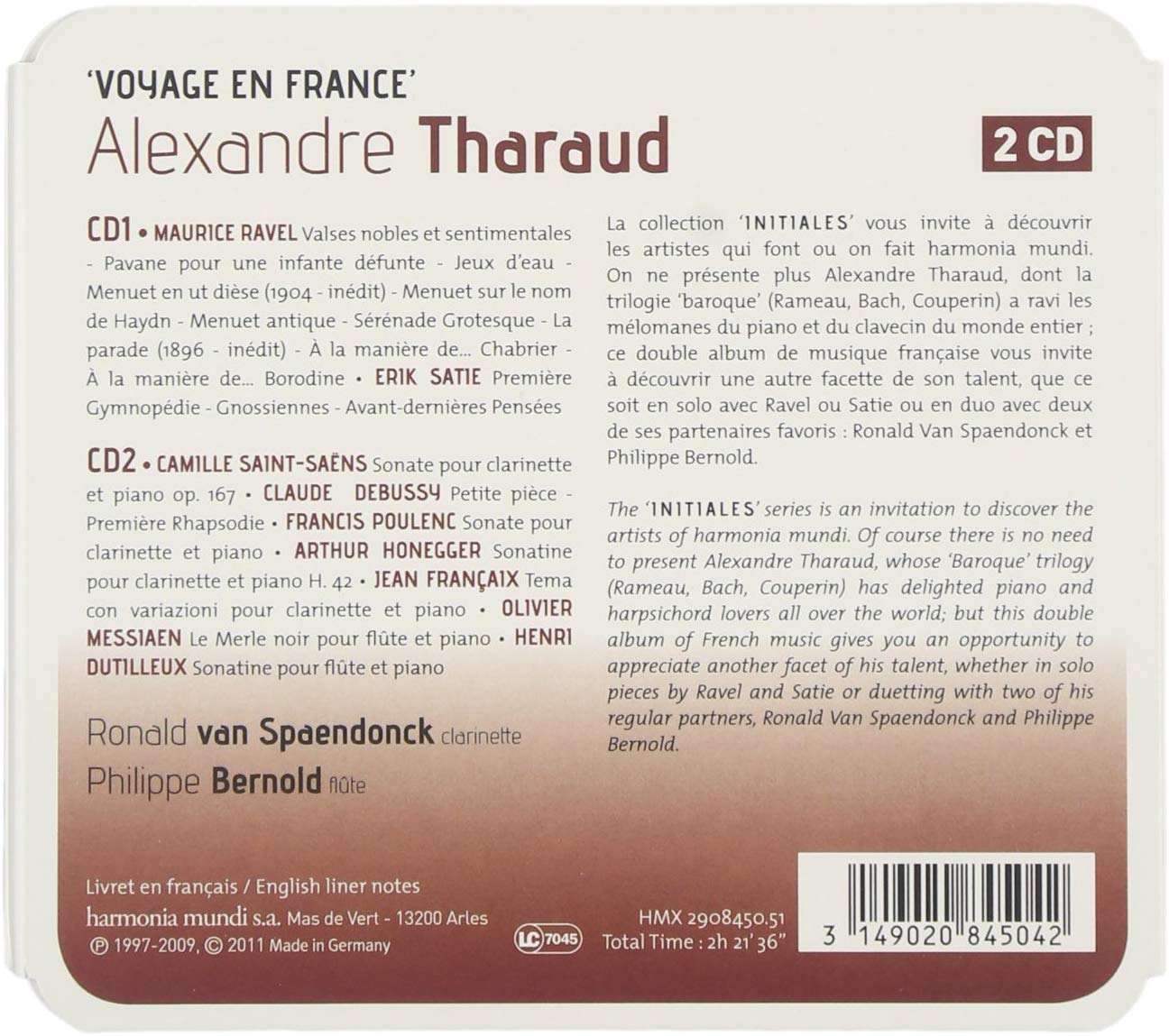 INITIALES / Alexandre Tharaud: "Voyage en France" - Ravel, Satie - slide-1